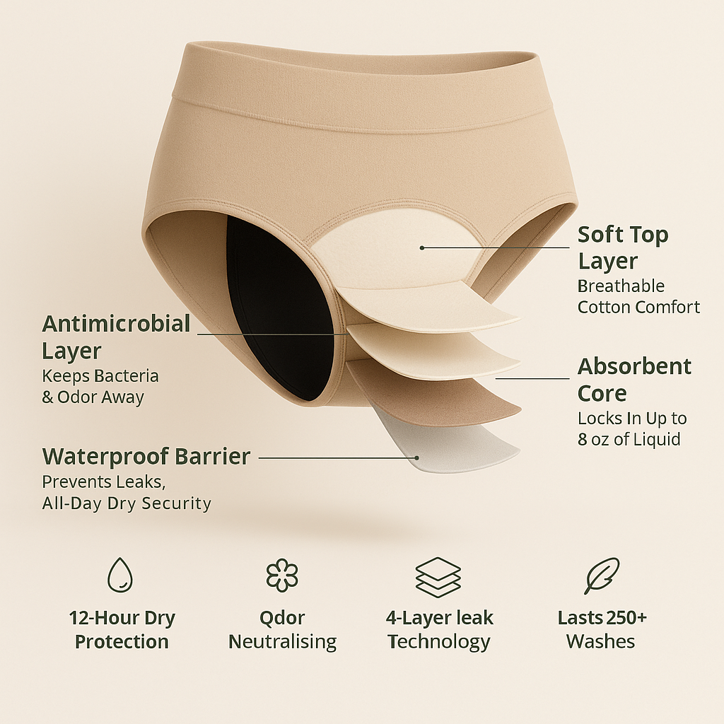 Dryora™ | Confidence Briefs for Real Women with Real Leaks